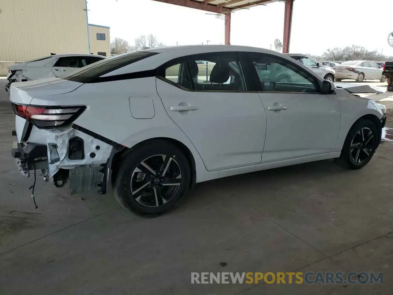 3 fotografías del automóvil dañado 3N1AB8CVXSY274600 NISSAN SENTRA 2025