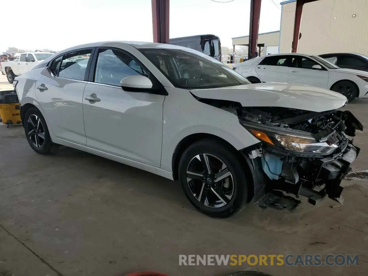 4 fotografías del automóvil dañado 3N1AB8CVXSY274600 NISSAN SENTRA 2025