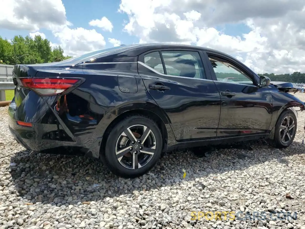 3 fotografías del automóvil dañado 3N1AB8CVXSY276444 NISSAN SENTRA 2025