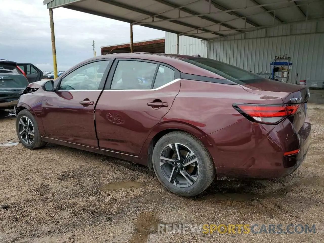 2 fotografías del automóvil dañado 3N1AB8CVXSY286875 NISSAN SENTRA 2025