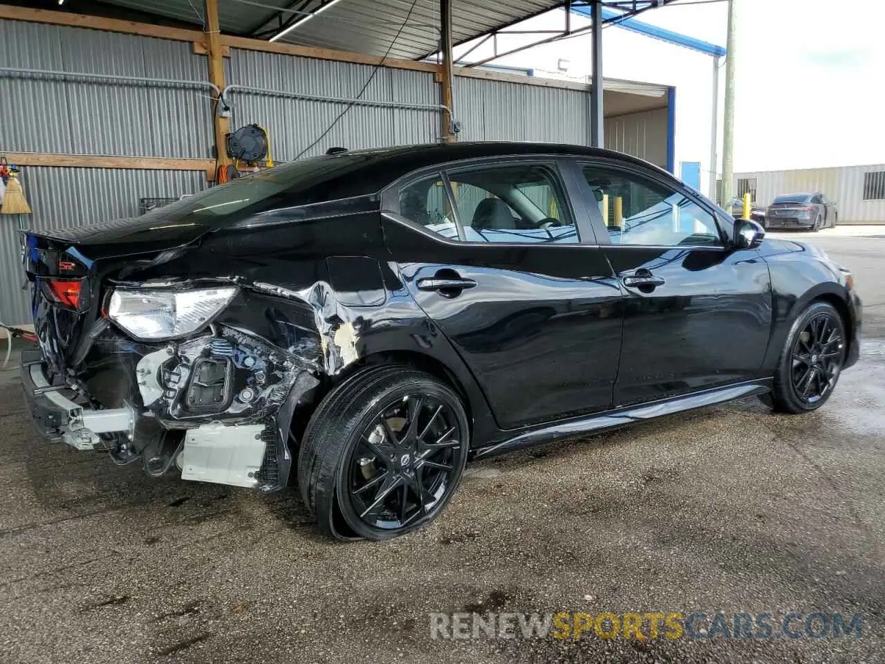3 fotografías del automóvil dañado 3N1AB8DV0SY292361 NISSAN SENTRA 2025