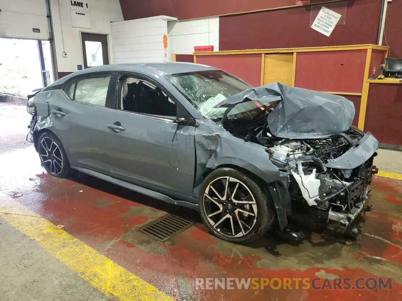 4 fotografías del automóvil dañado 3N1AB8DV1SY271051 NISSAN SENTRA 2025