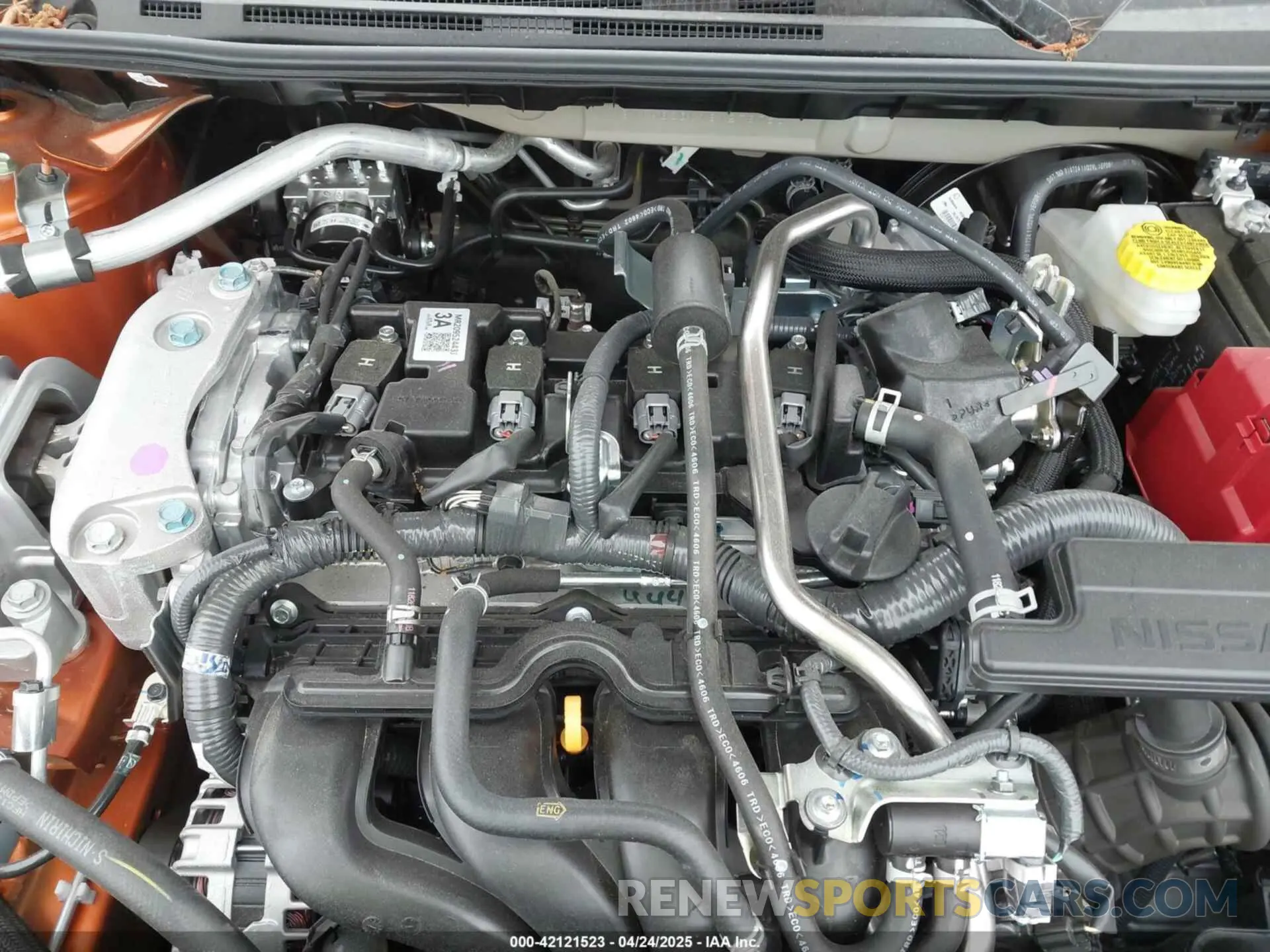 10 fotografías del automóvil dañado 3N1AB8DV1SY278758 NISSAN SENTRA 2025
