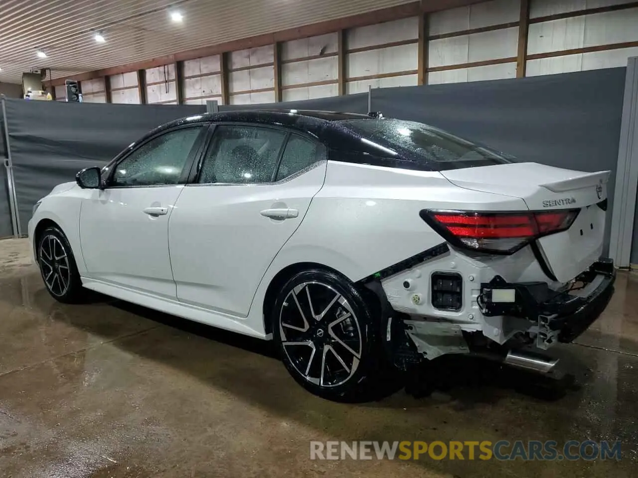 2 fotografías del automóvil dañado 3N1AB8DV2SY288165 NISSAN SENTRA 2025