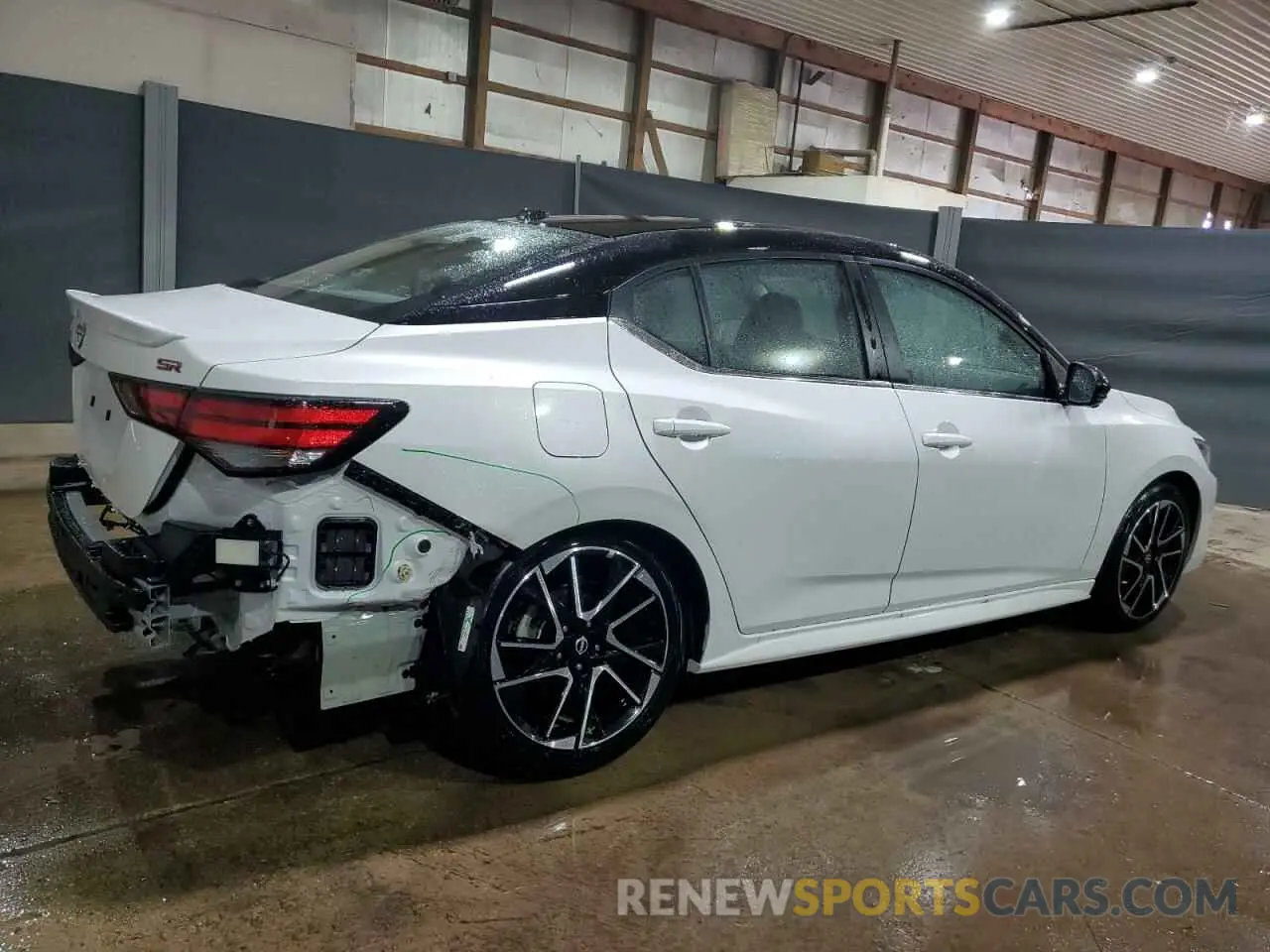 3 fotografías del automóvil dañado 3N1AB8DV2SY288165 NISSAN SENTRA 2025