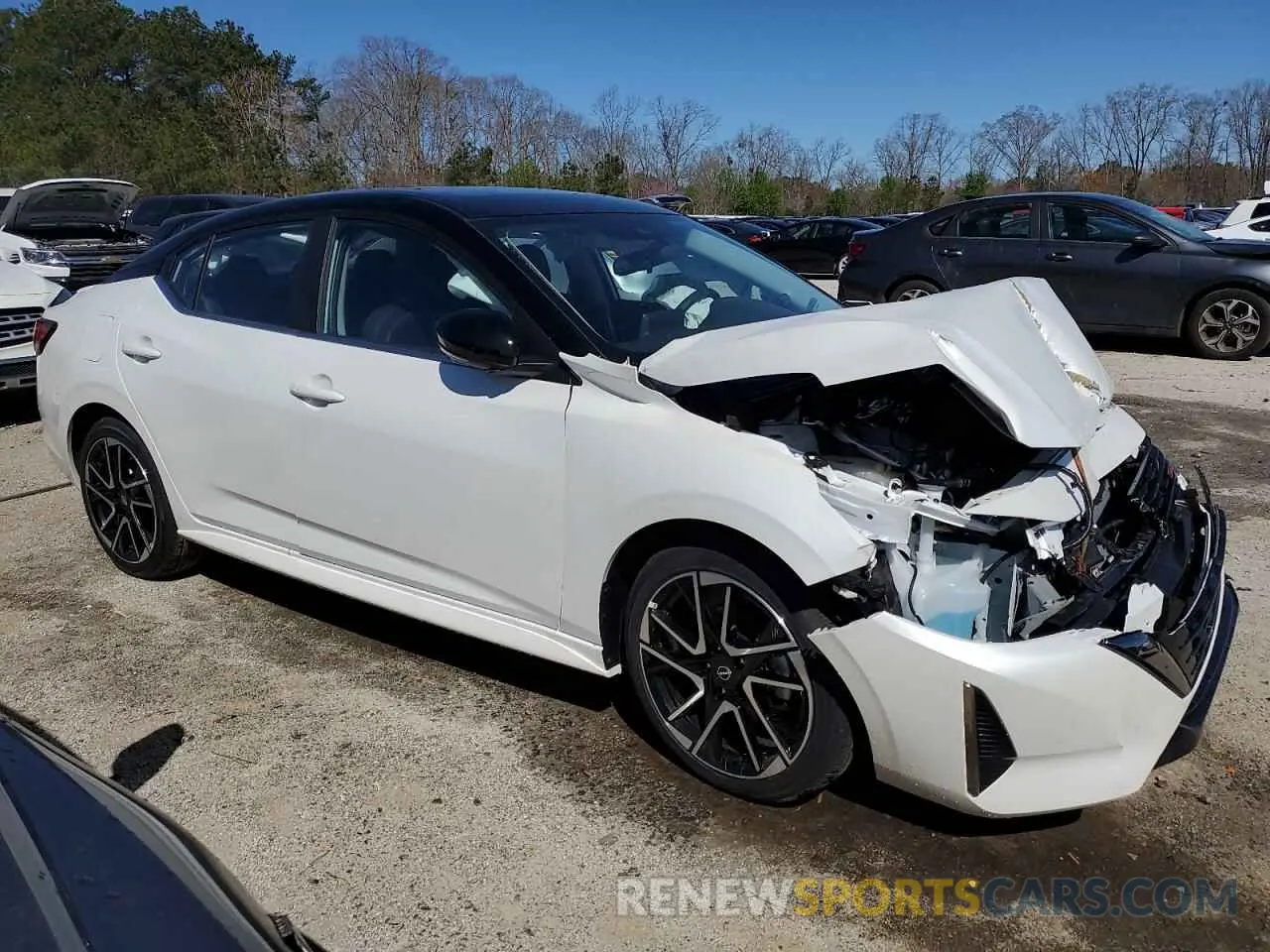 4 fotografías del automóvil dañado 3N1AB8DV2SY289557 NISSAN SENTRA 2025