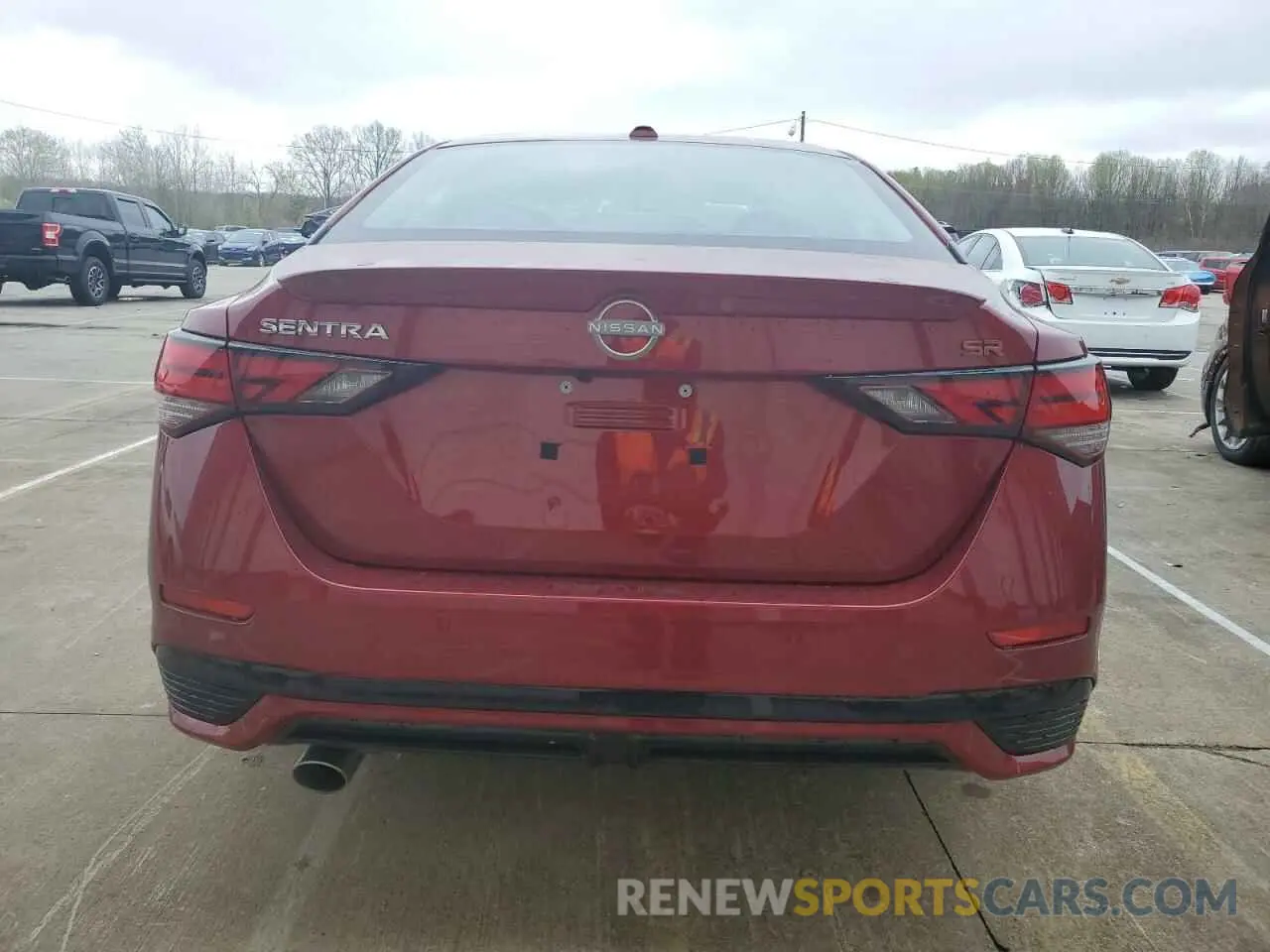 6 fotografías del automóvil dañado 3N1AB8DV3SY268443 NISSAN SENTRA 2025
