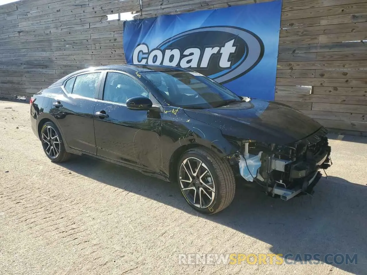 4 fotografías del automóvil dañado 3N1AB8DV3SY301411 NISSAN SENTRA 2025