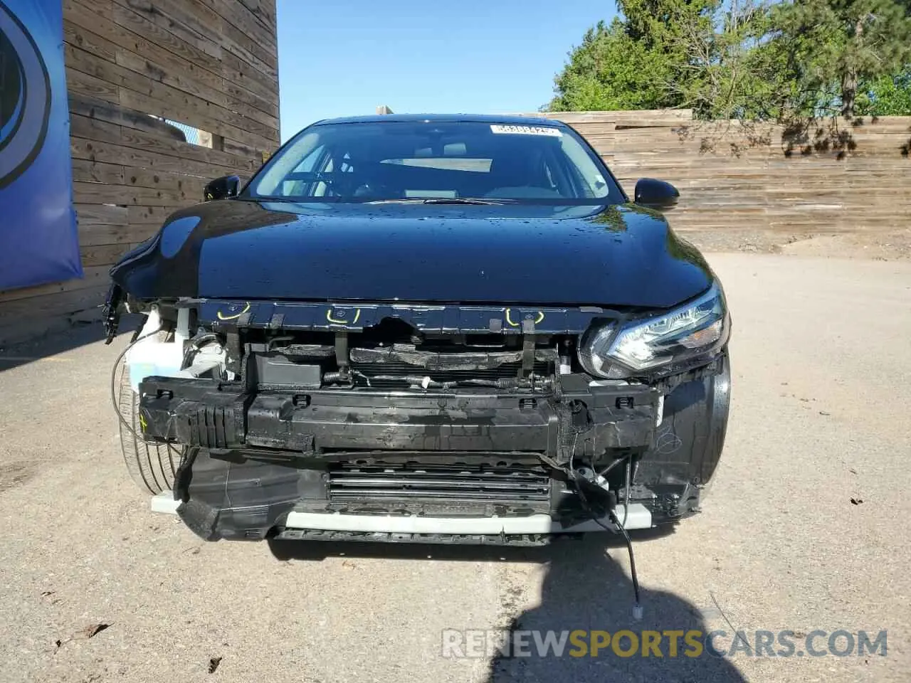 5 fotografías del automóvil dañado 3N1AB8DV3SY301411 NISSAN SENTRA 2025