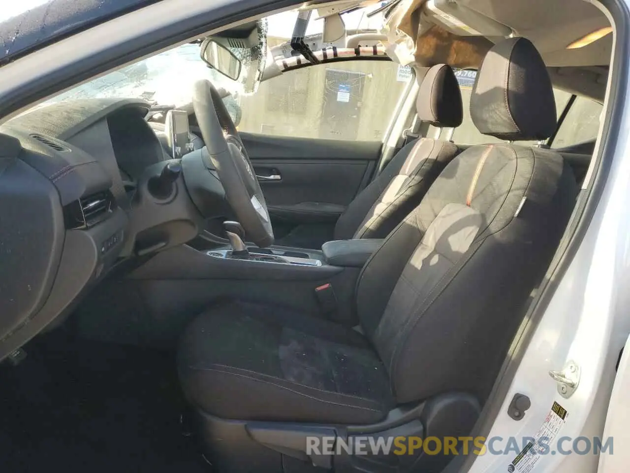 7 fotografías del automóvil dañado 3N1AB8DV4SY280083 NISSAN SENTRA 2025