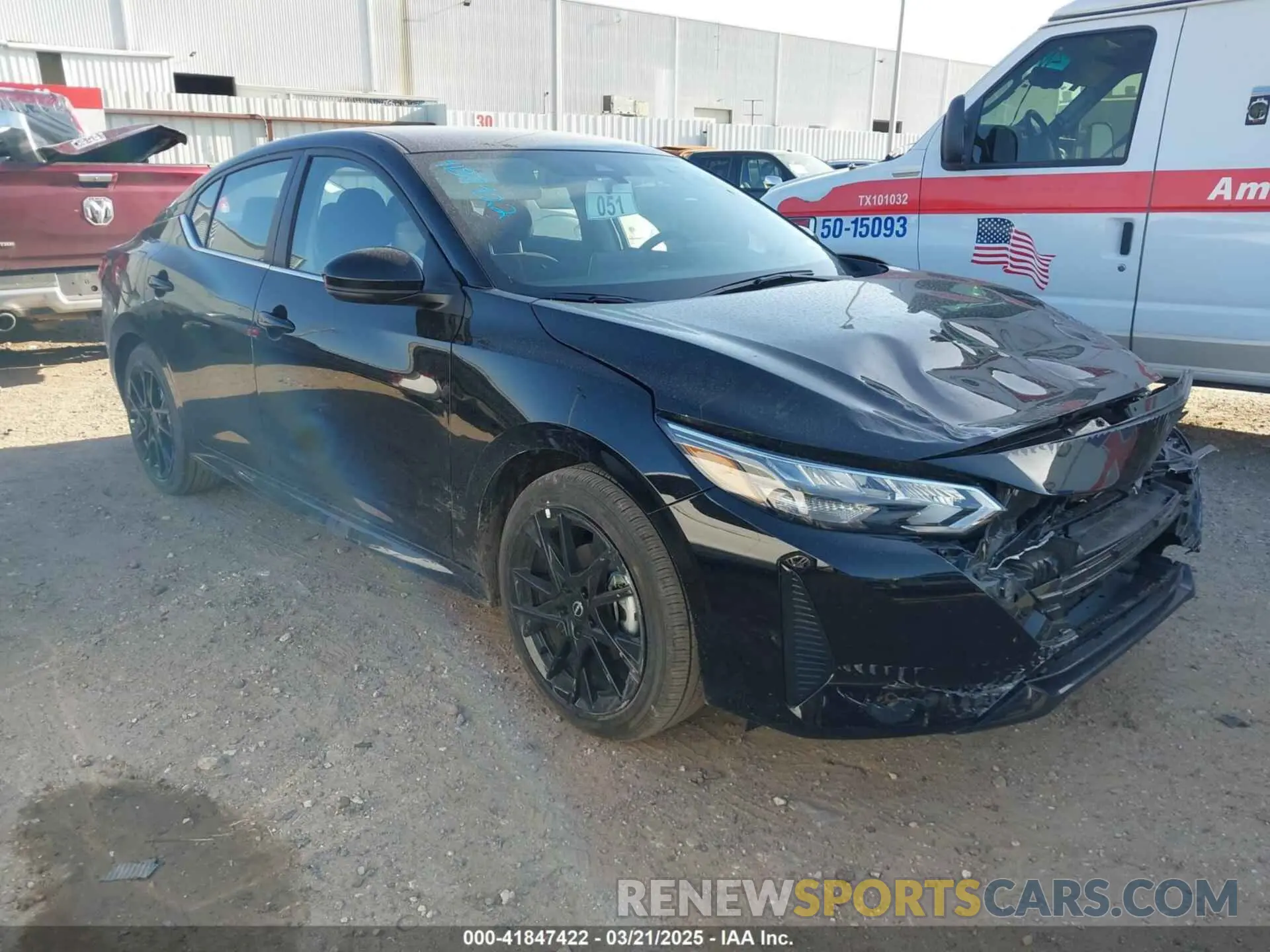 1 fotografías del automóvil dañado 3N1AB8DV5SY294705 NISSAN SENTRA 2025