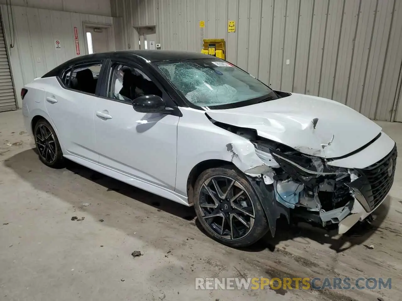 4 fotografías del automóvil dañado 3N1AB8DV6SY267013 NISSAN SENTRA 2025