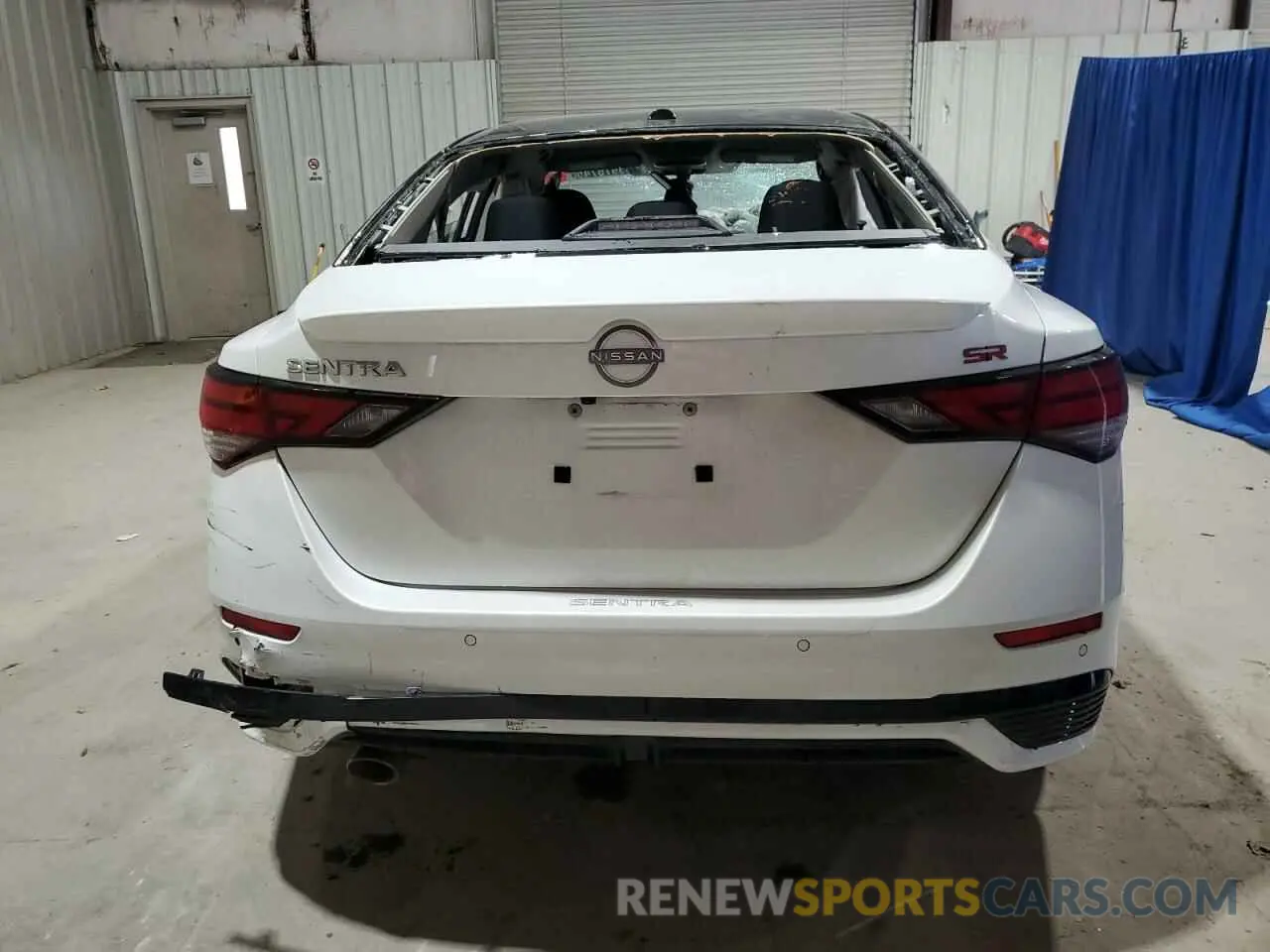 6 fotografías del automóvil dañado 3N1AB8DV6SY267013 NISSAN SENTRA 2025