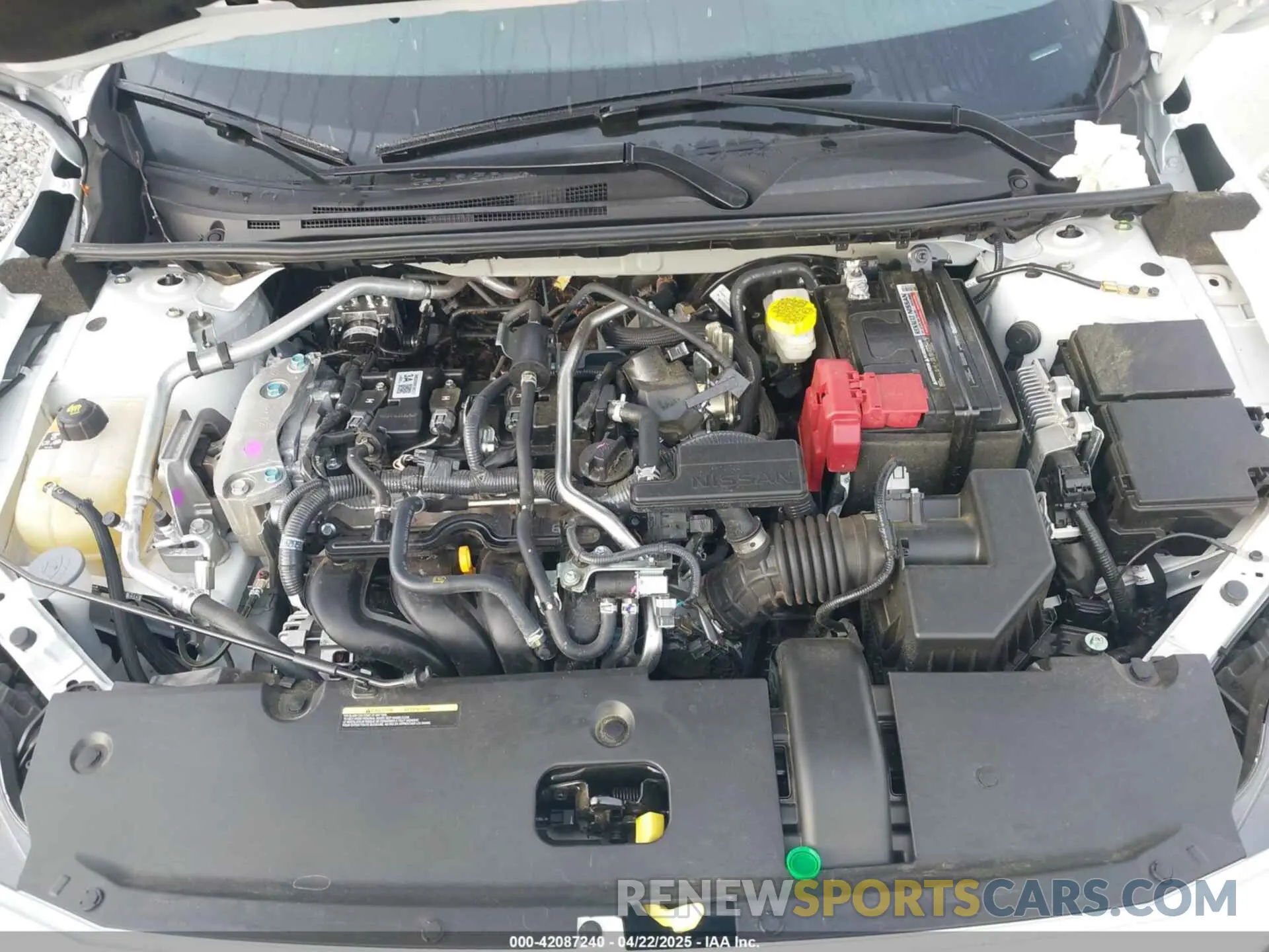 10 fotografías del automóvil dañado 3N1AB8DV7SY297847 NISSAN SENTRA 2025