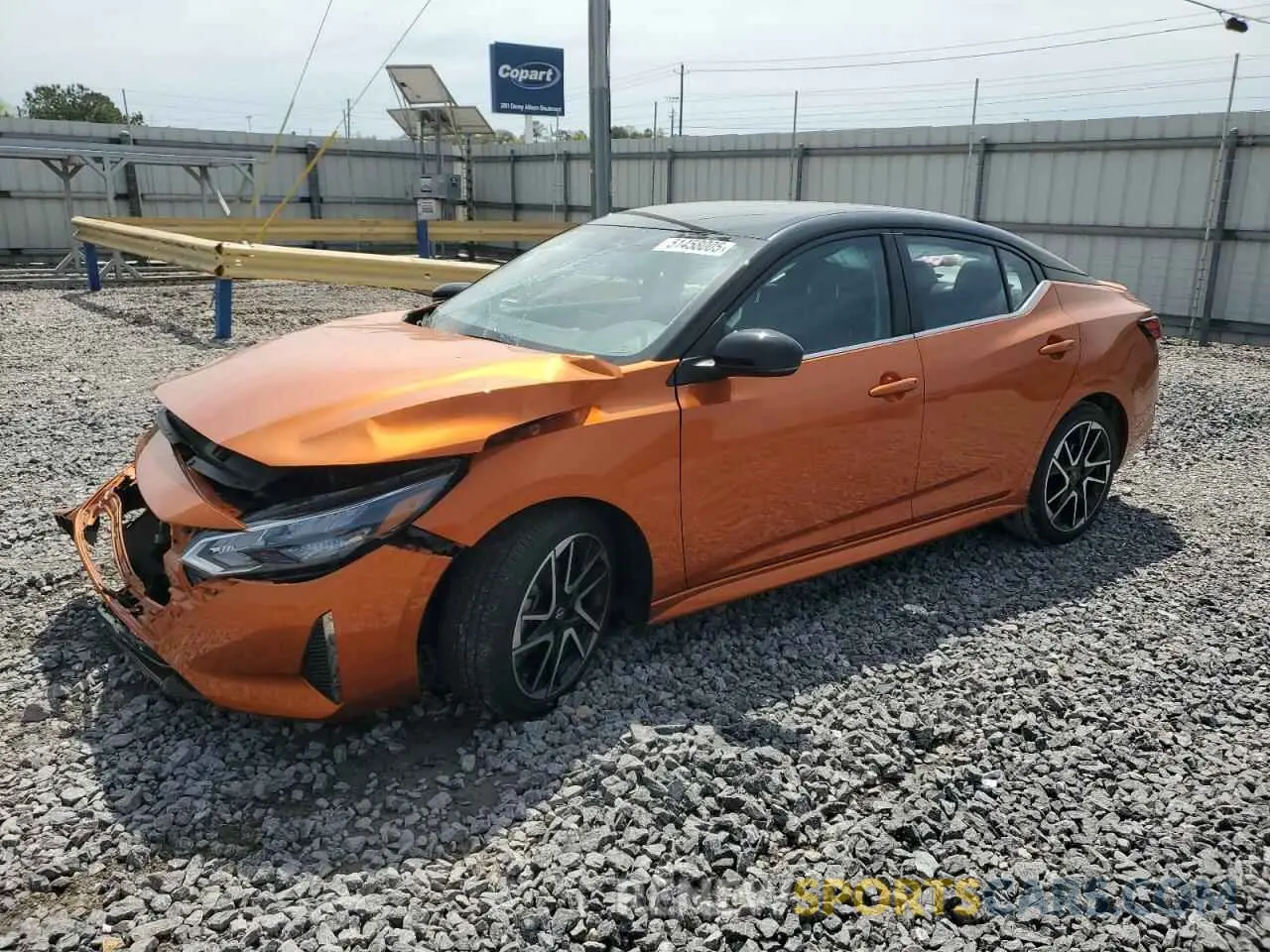 1 fotografías del automóvil dañado 3N1AB8DV8SY228827 NISSAN SENTRA 2025