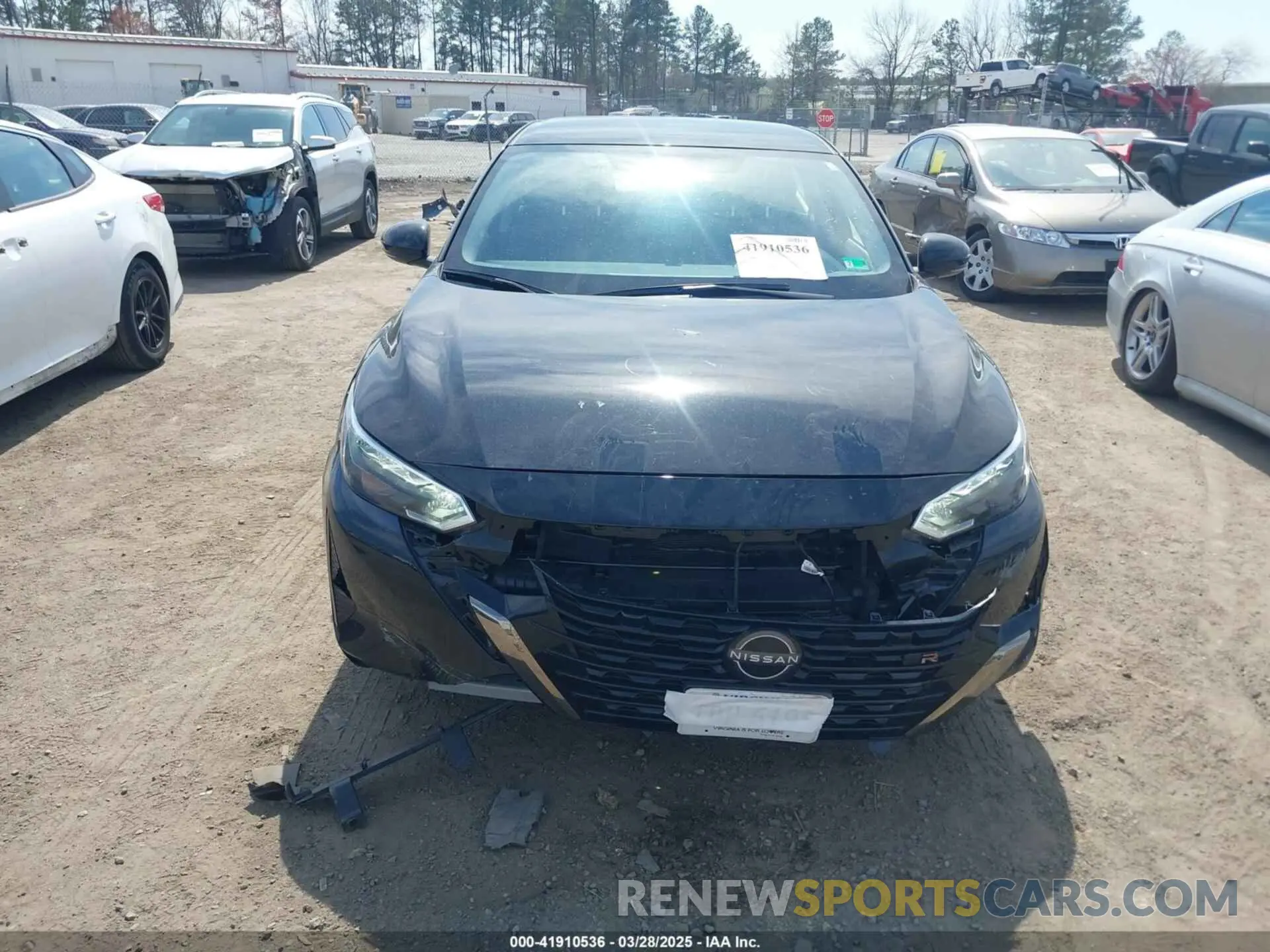 12 fotografías del automóvil dañado 3N1AB8DV8SY282211 NISSAN SENTRA 2025