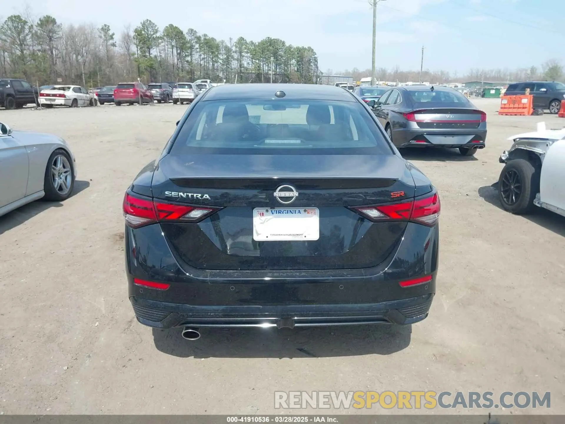 16 fotografías del automóvil dañado 3N1AB8DV8SY282211 NISSAN SENTRA 2025
