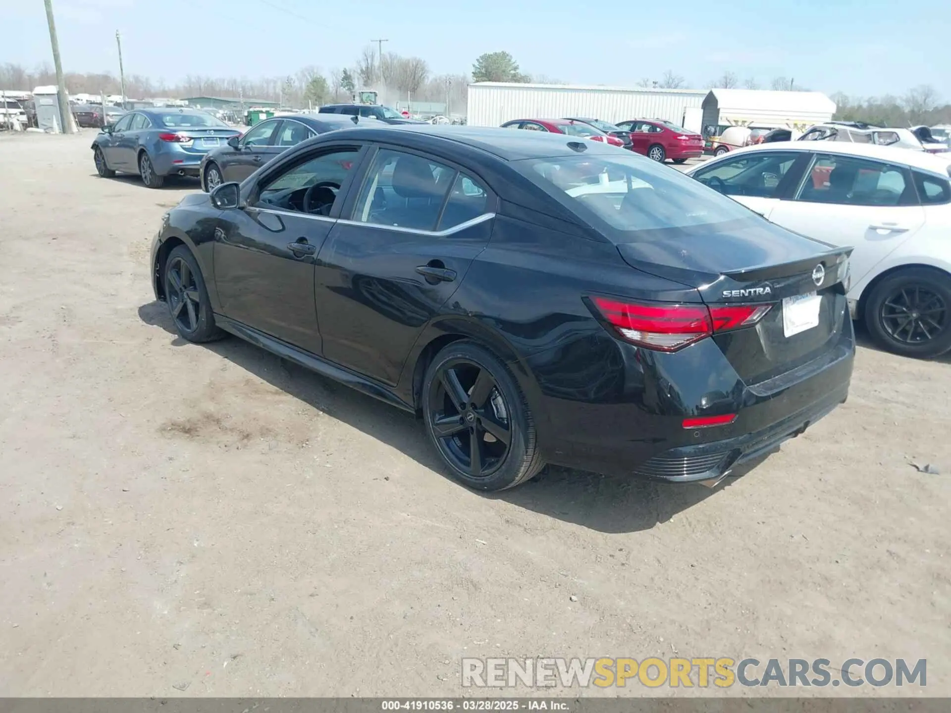 3 fotografías del automóvil dañado 3N1AB8DV8SY282211 NISSAN SENTRA 2025