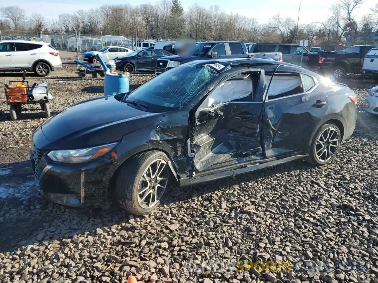 1 fotografías del automóvil dañado 3N1AB8DV9SY226147 NISSAN SENTRA 2025
