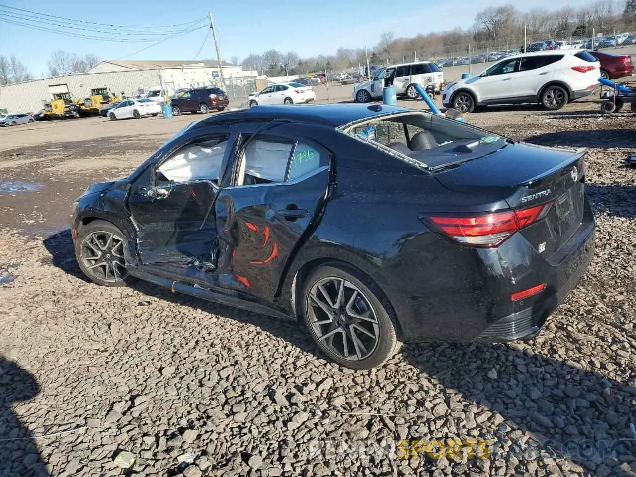 2 fotografías del automóvil dañado 3N1AB8DV9SY226147 NISSAN SENTRA 2025