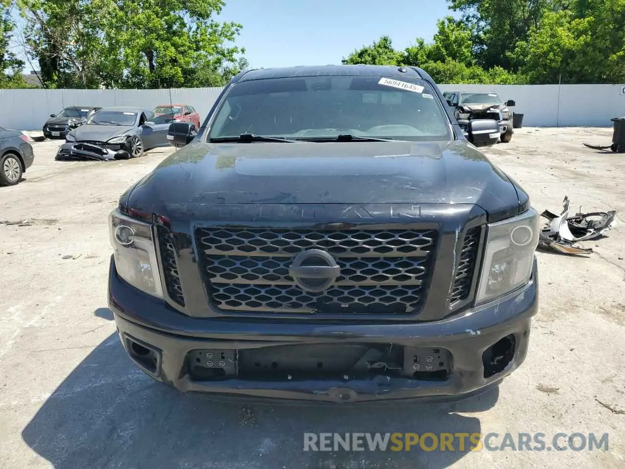 5 fotografías del automóvil dañado 1N6AA1E66KN501868 NISSAN TITAN 2019