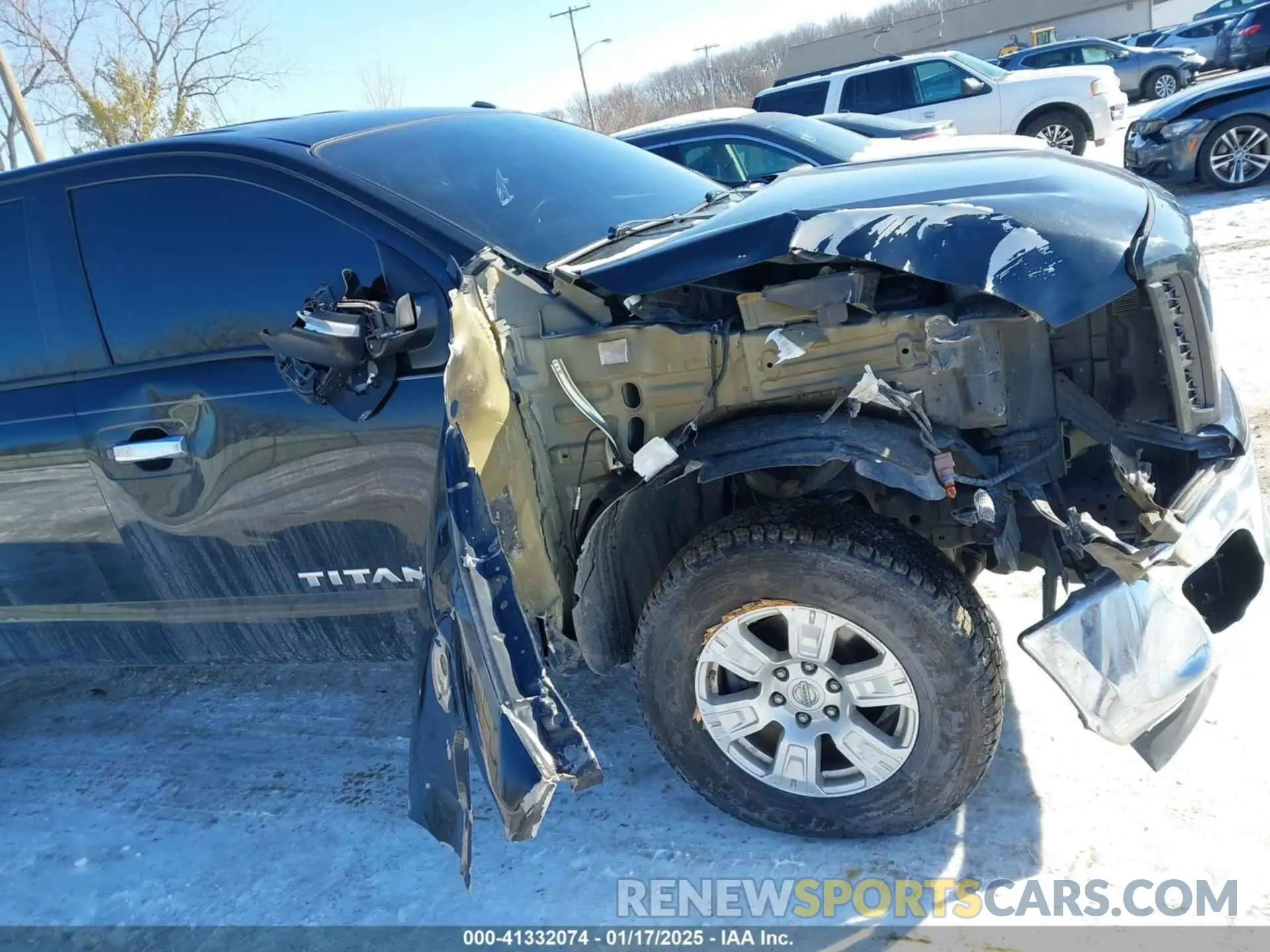 6 fotografías del automóvil dañado 1N6AA1EJ4KN518916 NISSAN TITAN 2019