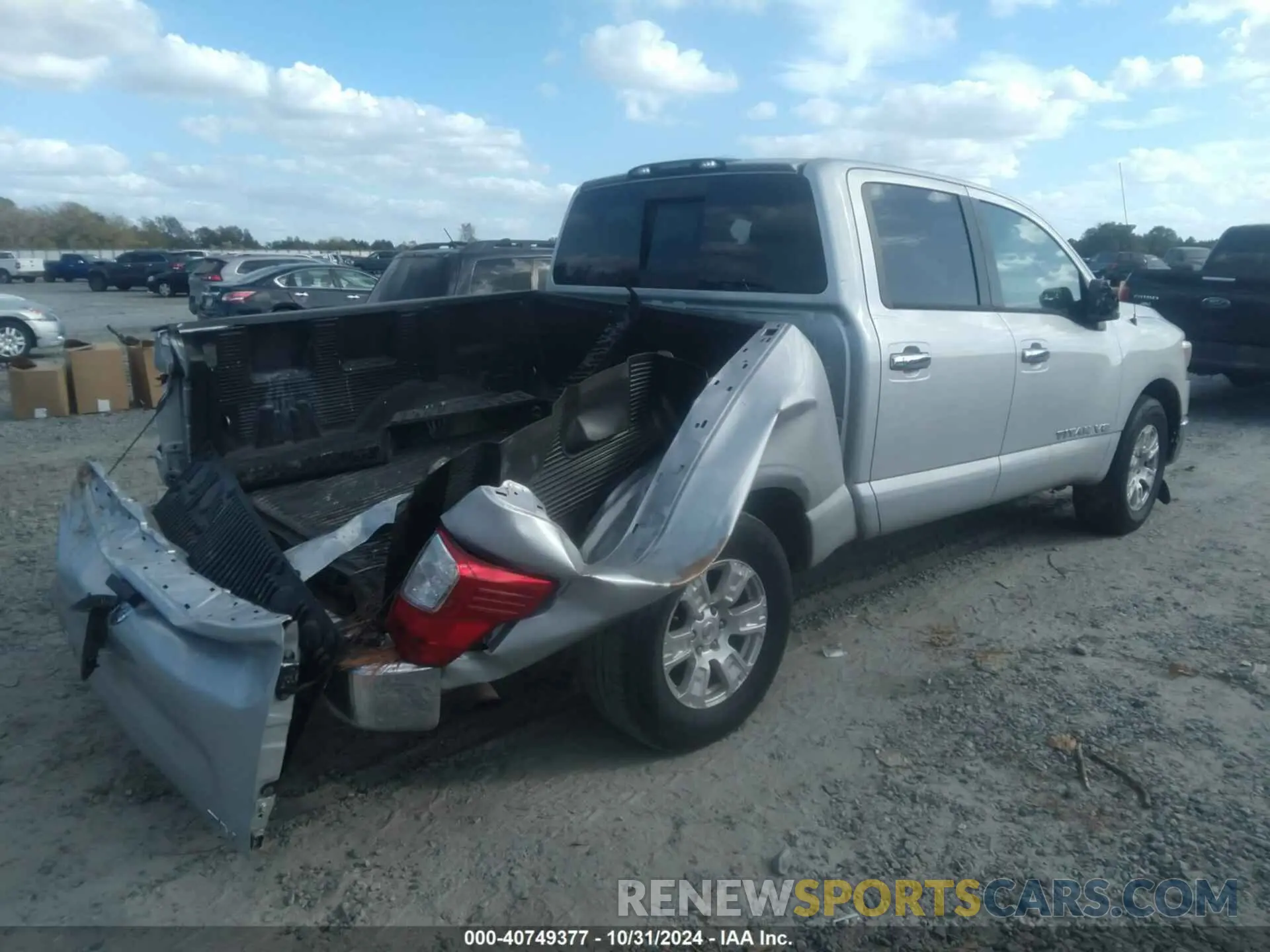 4 fotografías del automóvil dañado 1N6AA1EKXKN516970 NISSAN TITAN 2019