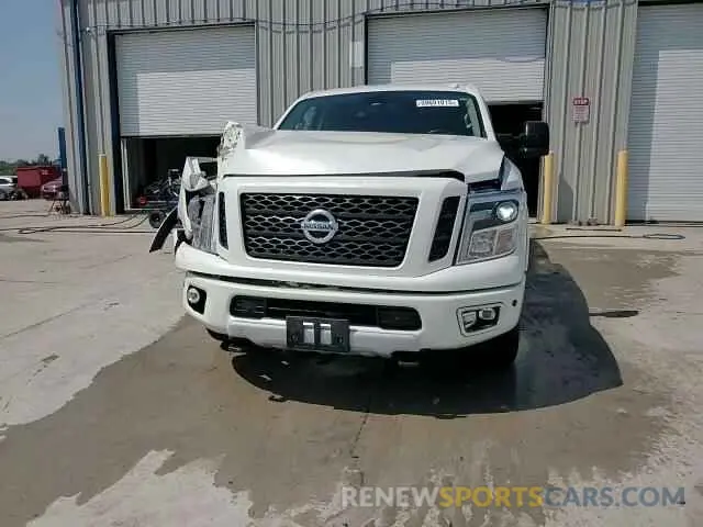 14 fotografías del automóvil dañado 1N6AA1F46KN517565 NISSAN TITAN 2019