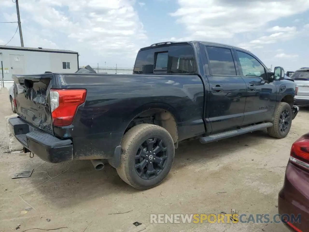3 fotografías del automóvil dañado 1N6BA1F47KN515957 NISSAN TITAN 2019
