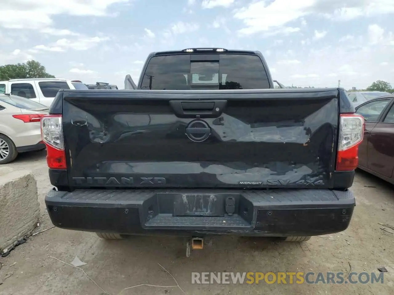 6 fotografías del automóvil dañado 1N6BA1F47KN515957 NISSAN TITAN 2019