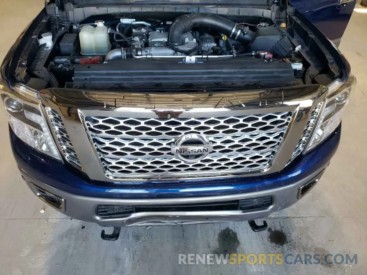12 fotografías del automóvil dañado 1N6BA1F47KN534332 NISSAN TITAN 2019