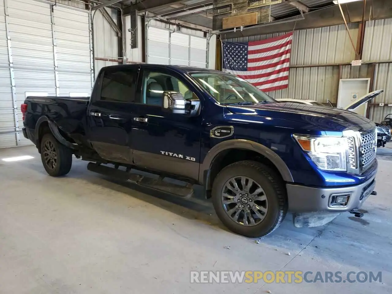 4 fotografías del automóvil dañado 1N6BA1F47KN534332 NISSAN TITAN 2019