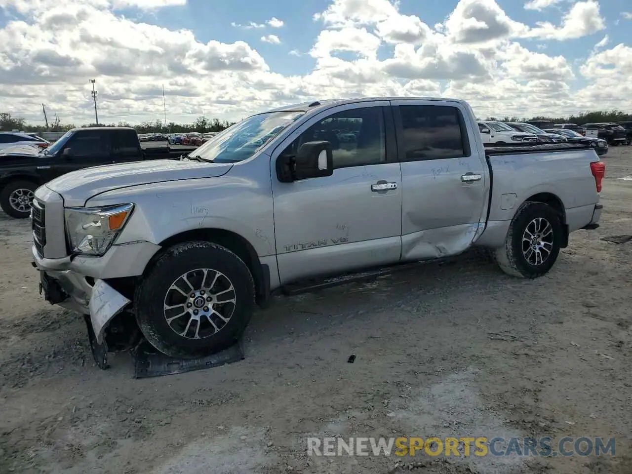 1 fotografías del automóvil dañado 1N6AA1EF6LN504075 NISSAN TITAN 2020