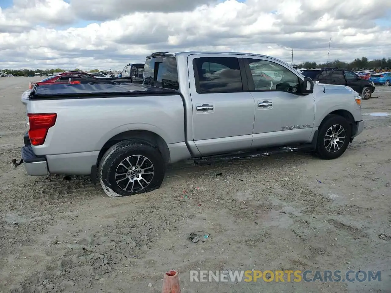 3 fotografías del automóvil dañado 1N6AA1EF6LN504075 NISSAN TITAN 2020