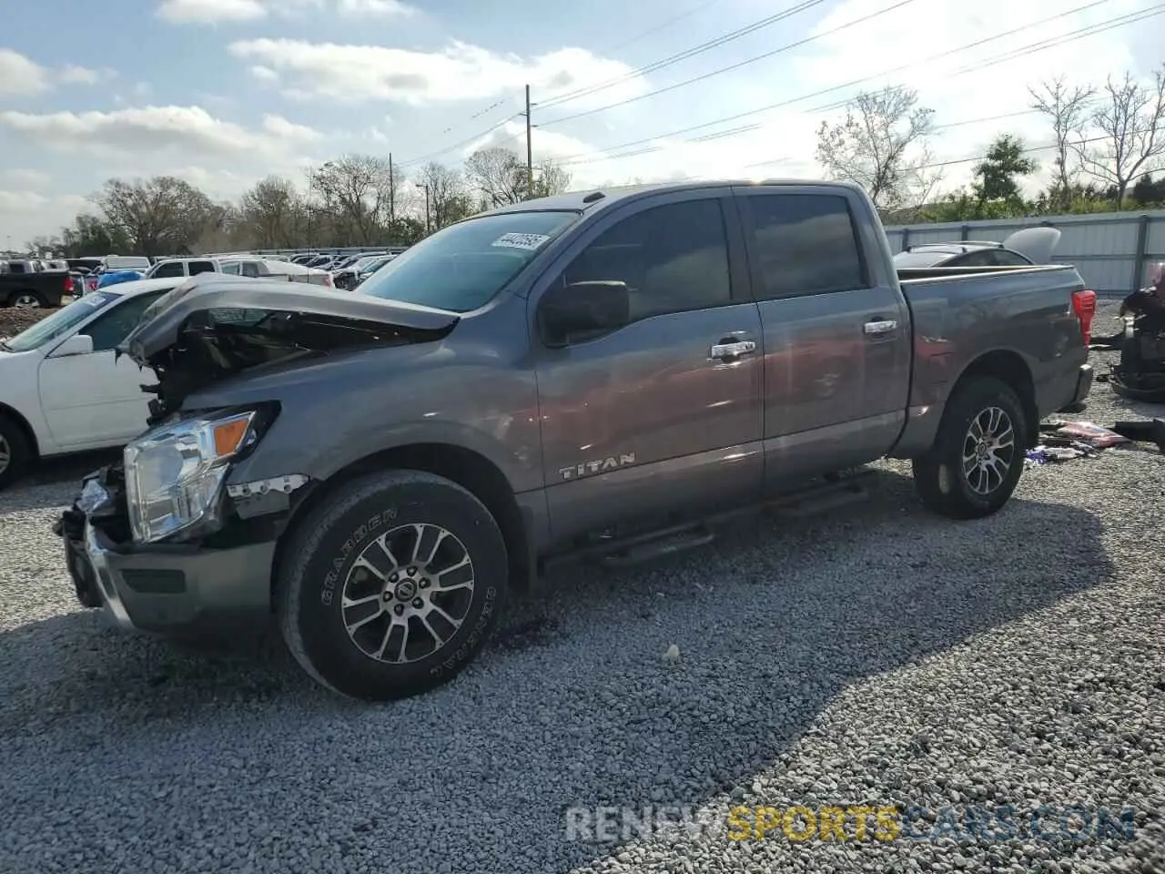 1 fotografías del automóvil dañado 1N6AA1ED1MN503948 NISSAN TITAN 2021