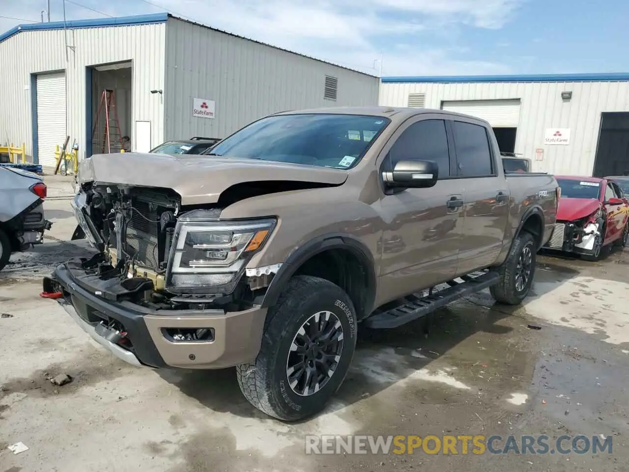 1 fotografías del automóvil dañado 1N6AA1ED2MN523223 NISSAN TITAN 2021