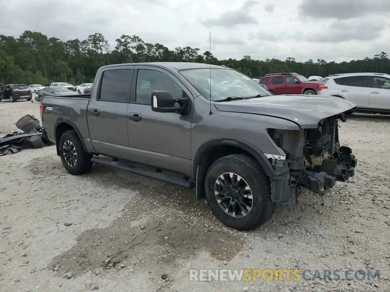4 fotografías del automóvil dañado 1N6AA1ED3MN515955 NISSAN TITAN 2021