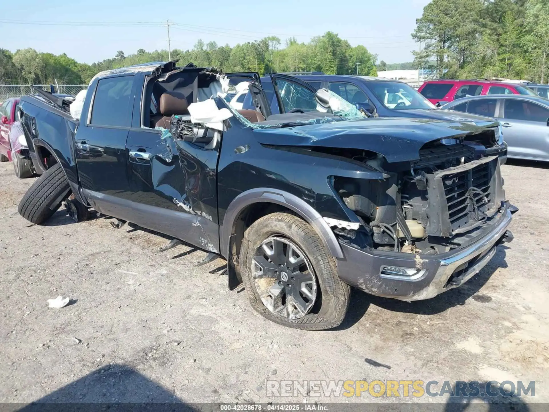 1 fotografías del automóvil dañado 1N6AA1ED4MN515673 NISSAN TITAN 2021