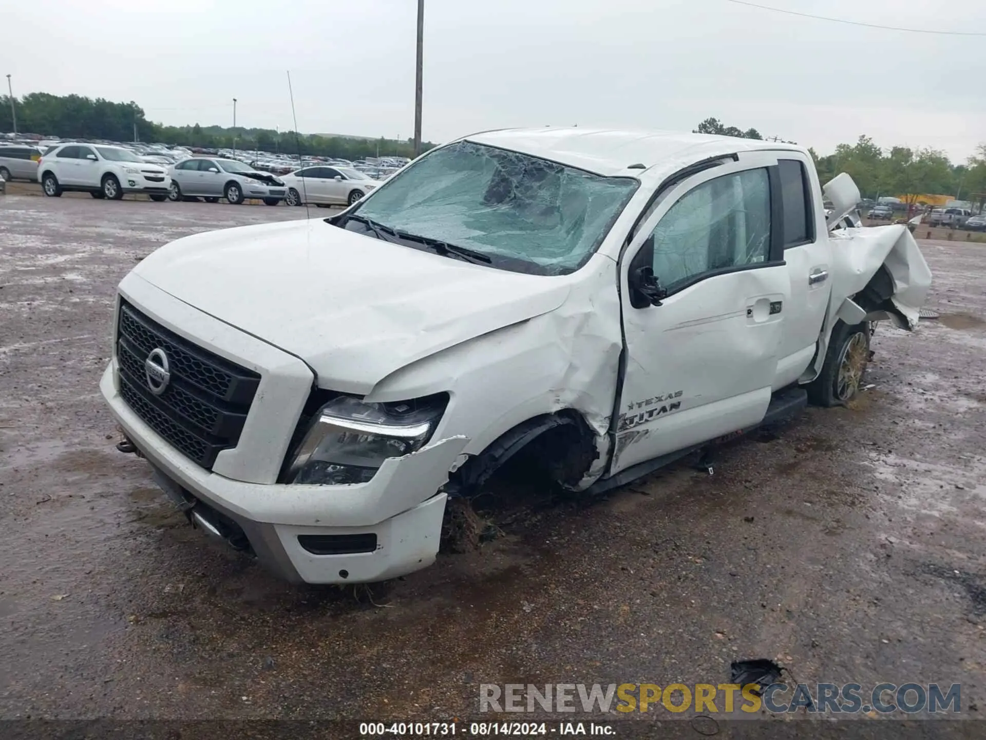 2 fotografías del automóvil dañado 1N6AA1ED6MN527128 NISSAN TITAN 2021