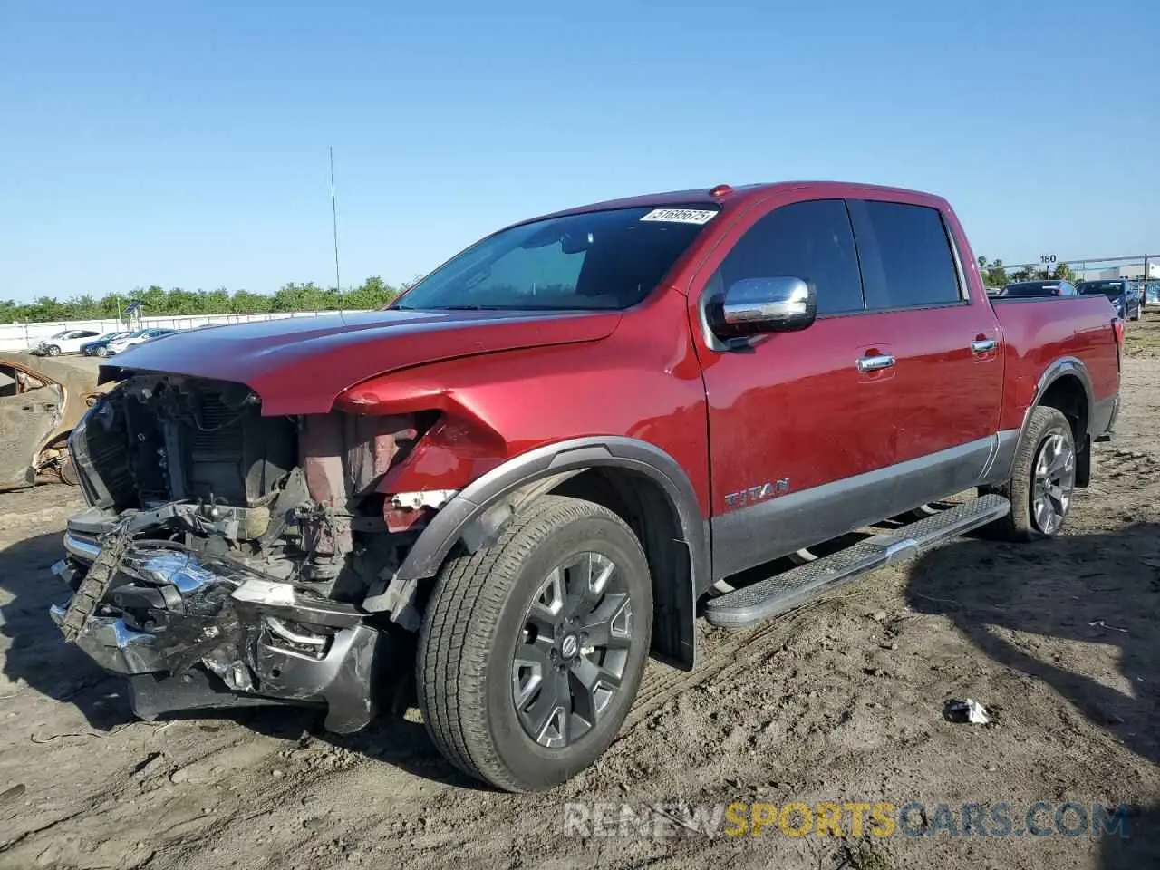 1 fotografías del automóvil dañado 1N6AA1ED8MN525896 NISSAN TITAN 2021