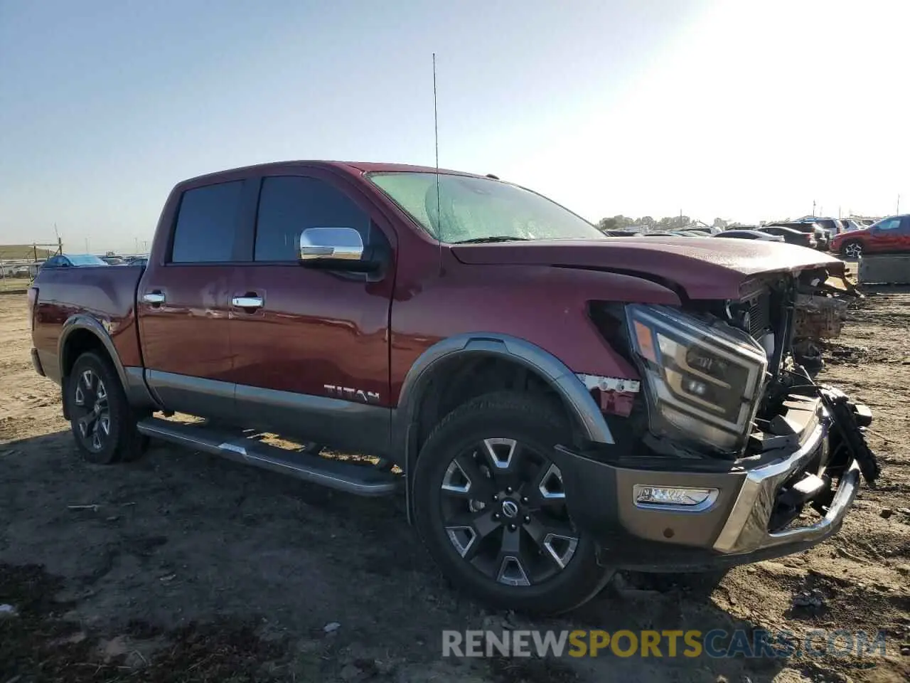 4 fotografías del automóvil dañado 1N6AA1ED8MN525896 NISSAN TITAN 2021