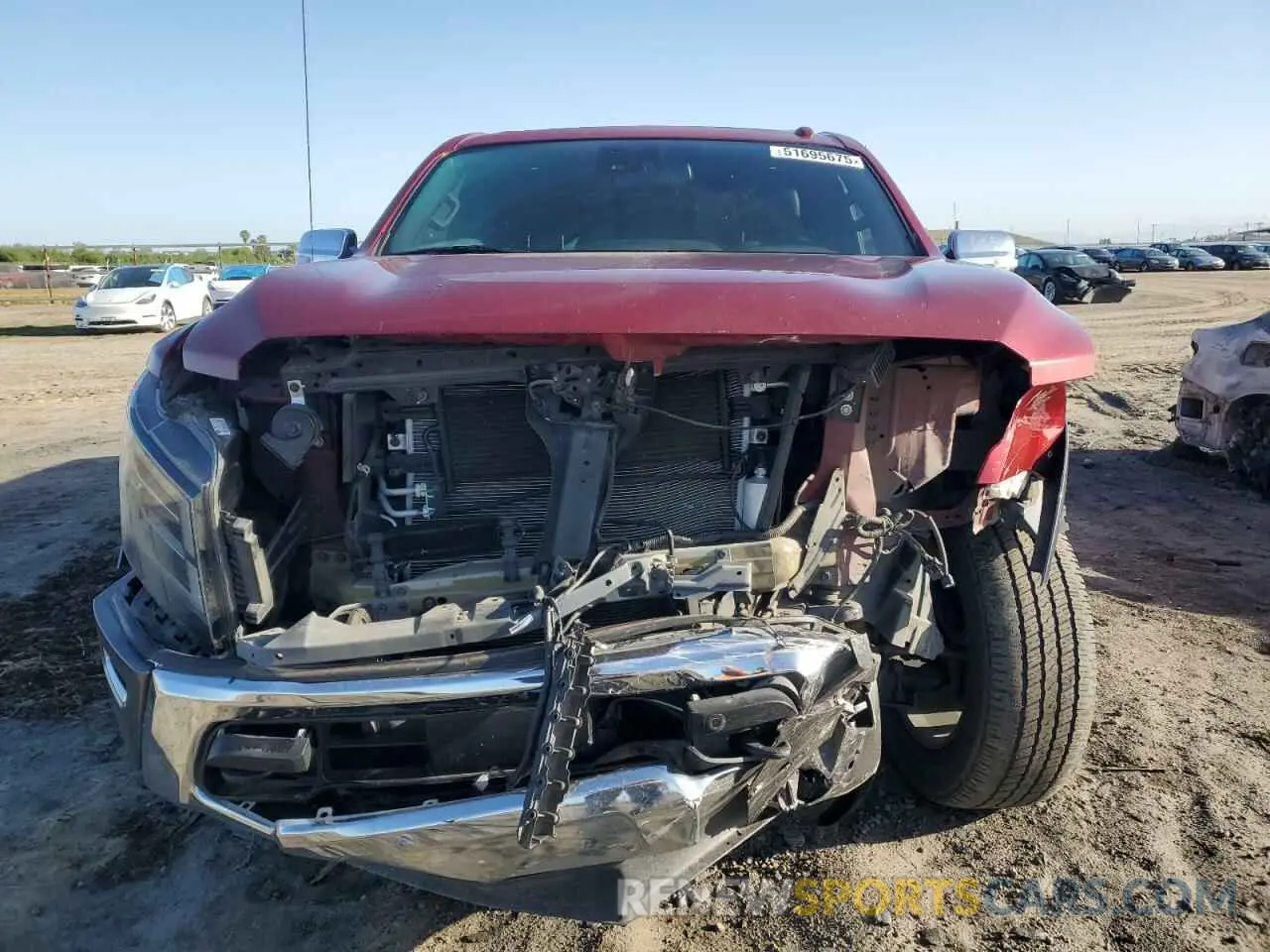 5 fotografías del automóvil dañado 1N6AA1ED8MN525896 NISSAN TITAN 2021