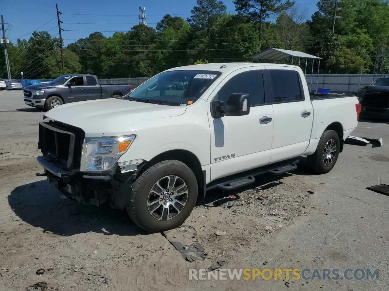 1 fotografías del automóvil dañado 1N6AA1EDXMN527522 NISSAN TITAN 2021