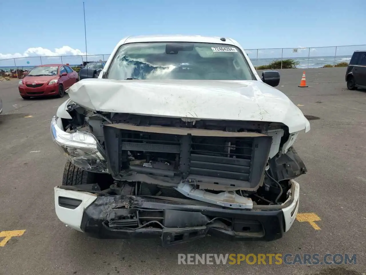 5 fotografías del automóvil dañado 1N6AA1EEXMN520000 NISSAN TITAN 2021