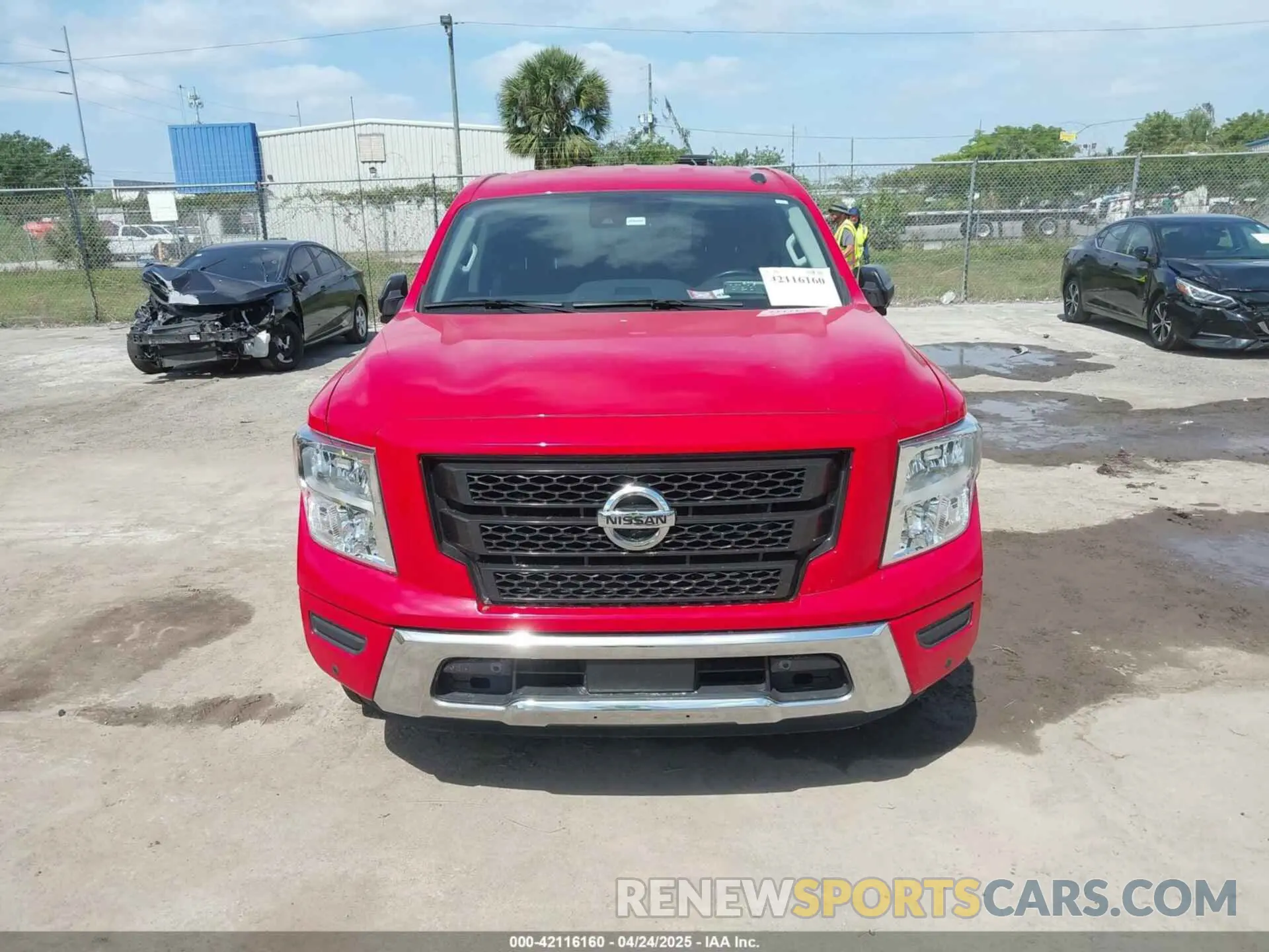 13 fotografías del automóvil dañado 1N6AA1EF1MN519827 NISSAN TITAN 2021