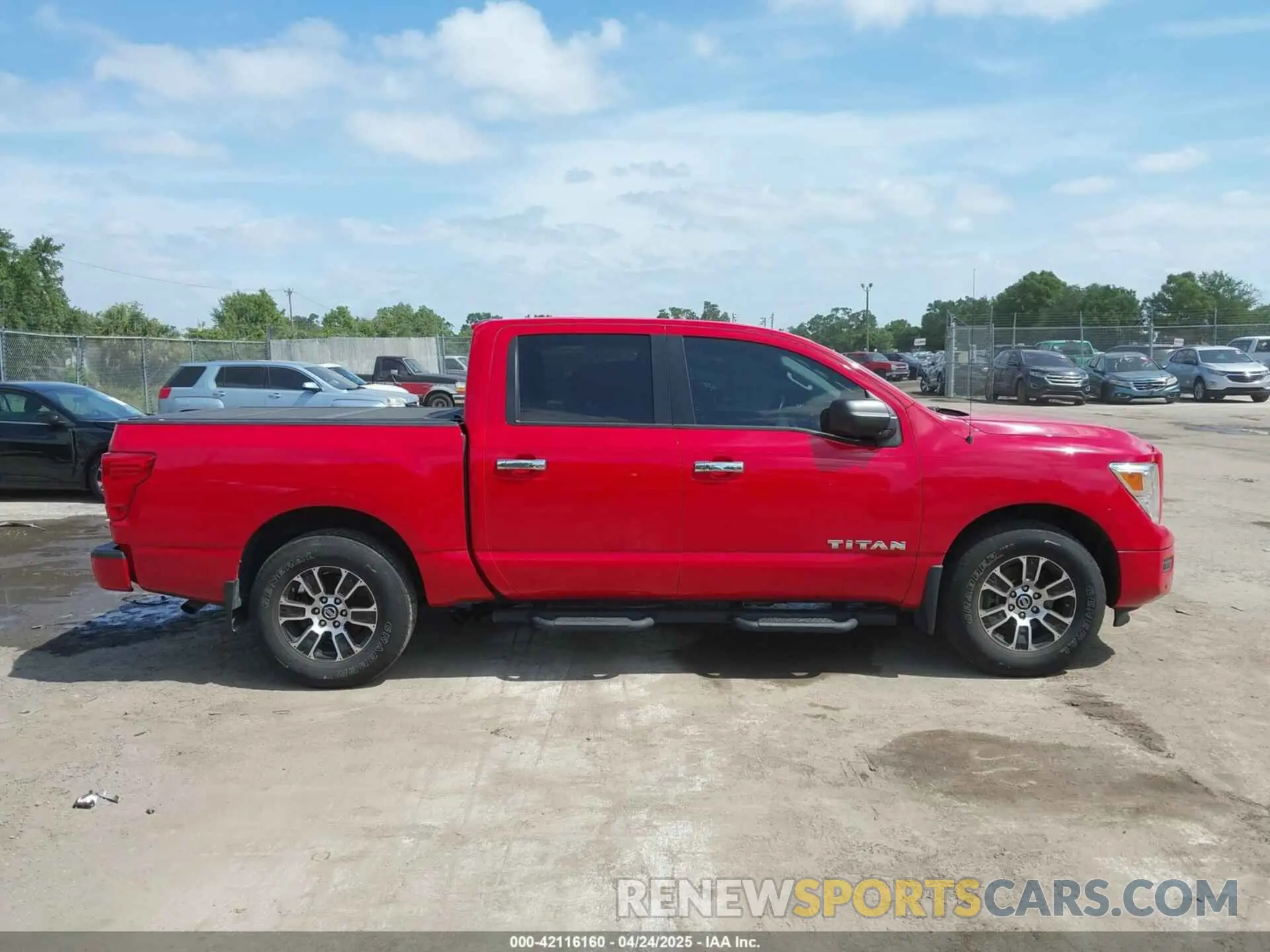 14 fotografías del automóvil dañado 1N6AA1EF1MN519827 NISSAN TITAN 2021
