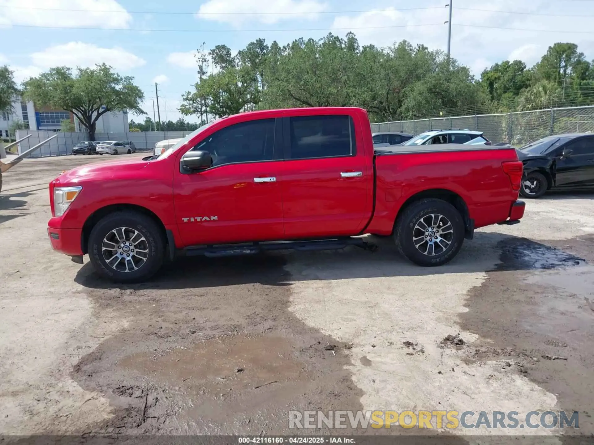 15 fotografías del automóvil dañado 1N6AA1EF1MN519827 NISSAN TITAN 2021