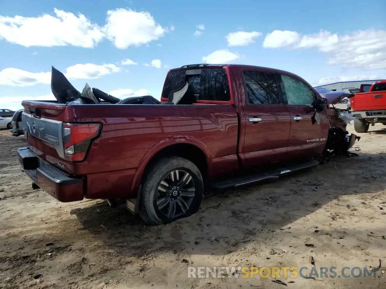 3 fotografías del automóvil dañado 1N6AA1FB2MN523560 NISSAN TITAN 2021