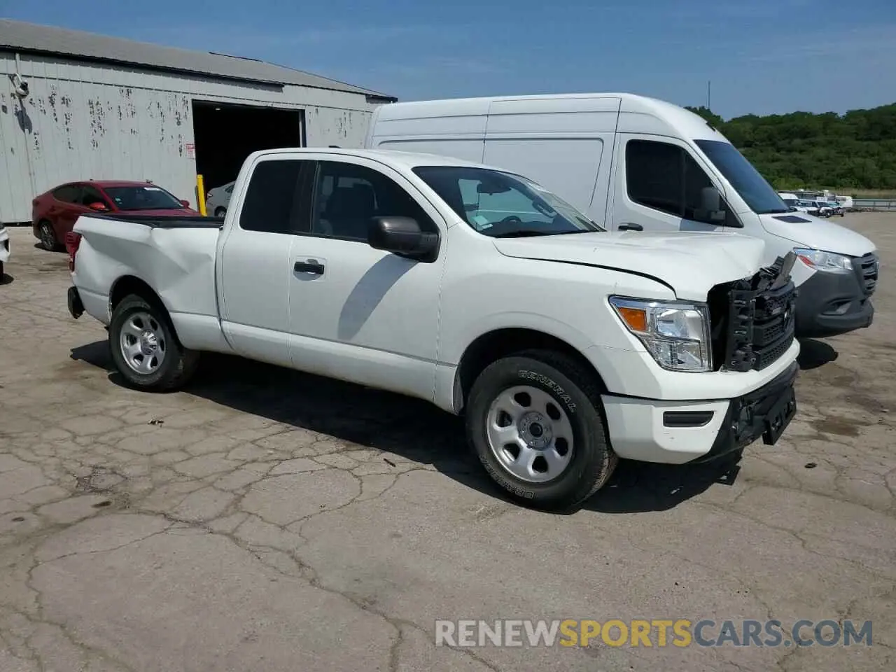 4 fotografías del automóvil dañado 1N6AA1CC5NN107596 NISSAN TITAN 2022