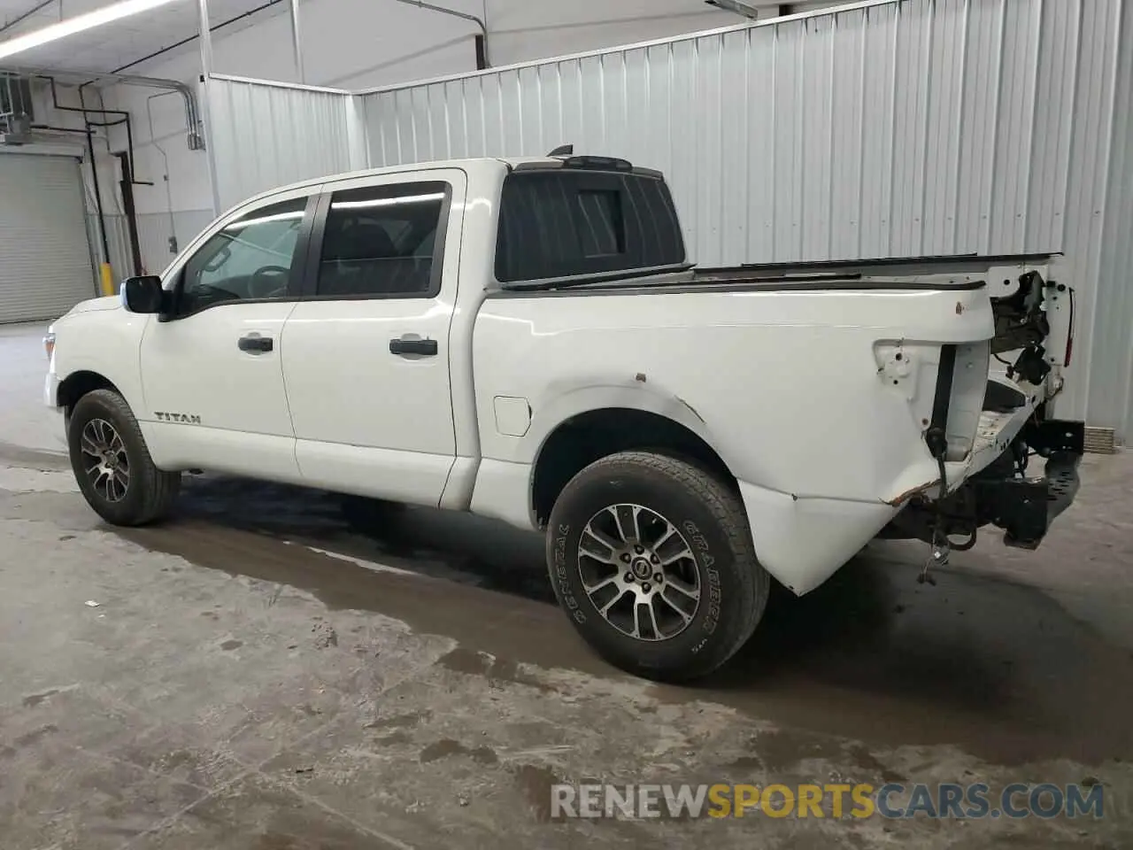 2 fotografías del automóvil dañado 1N6AA1EC7NN104499 NISSAN TITAN 2022